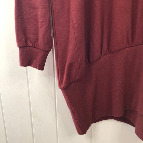 Young Fabulous and Broke Asymmetrical Turtleneck Sweatshirt Dress - Picture 7 of 12